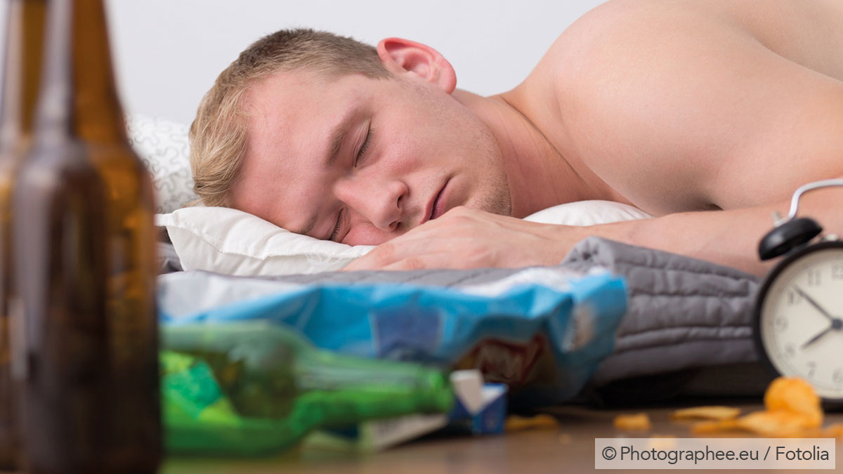 Snoring risks - sleeping position