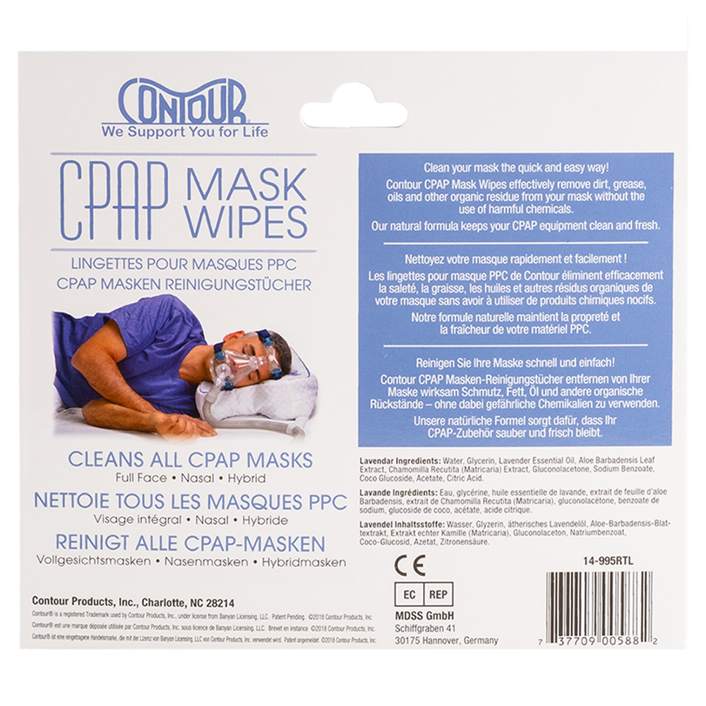 Contour Cpap Mask Wipes , CPAP Mask Wipes – RILI