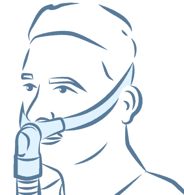 Nasal pillow CPAP mask