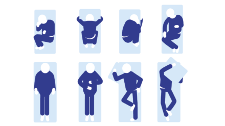What is the best sleeping position? Individual tips for you!