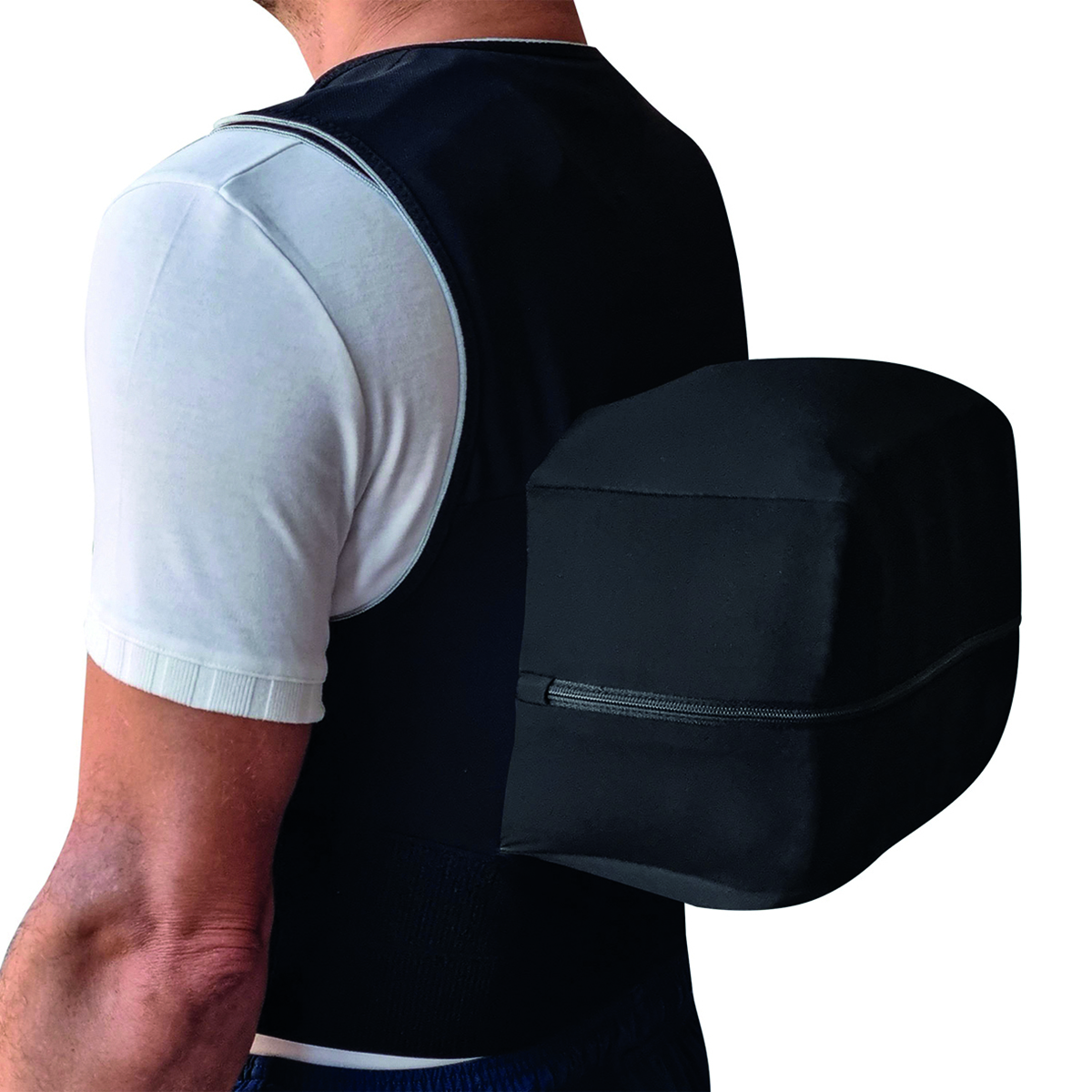 Nachtwaechter Anti-Snoring Vest 2.0 – anti snoring backpack, how to stop sleeping on your back, side sleeping backpack, sleep apnea backpack
