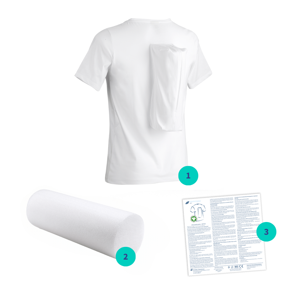 Somnipax Package with Shirt and Hard Foam Roll