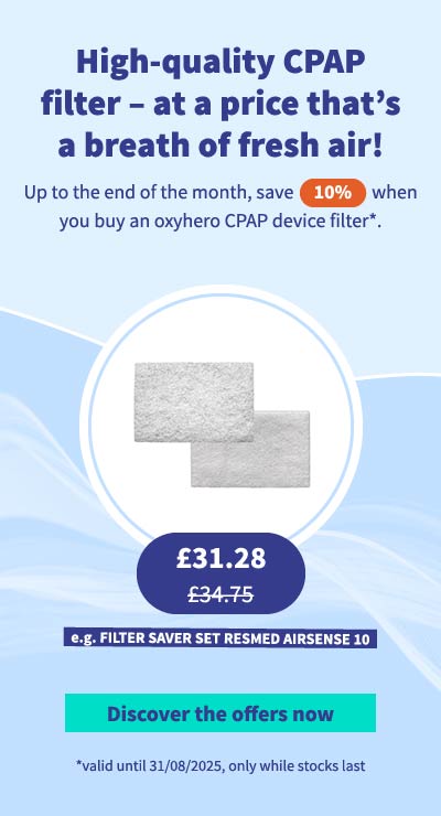 Discount on the purchase high-quality oxyhero CPAP filter 05