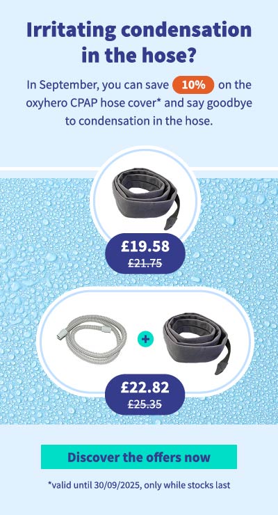 Discount oon the oxyhero CPAP hose cover 05