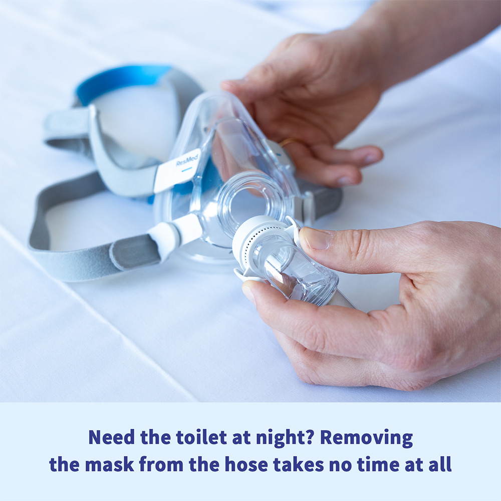 ResMed AirFit F20™ Full Face CPAP Mask | SomniShop