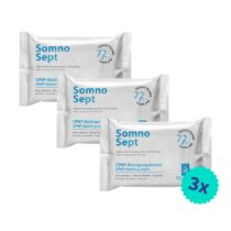 SomnoSept CPAP cleaning wipes pack of 3