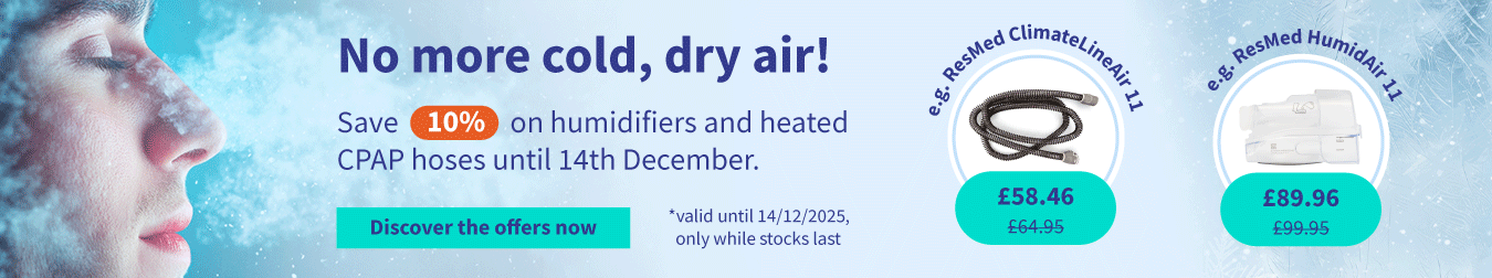 Discount on humidifiers and heated CPAP hoses 01
