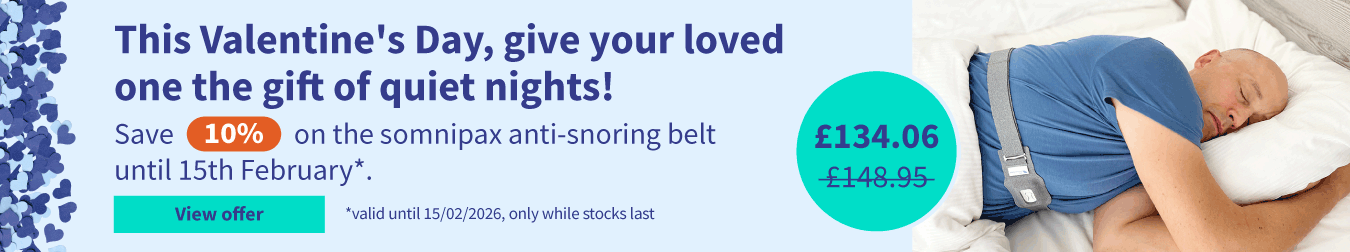 Discount on the somnipax anti-snoring belt 01