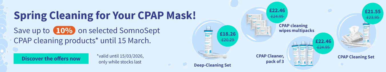 Discount on selected SomnoSept CPAP cleaning products 01