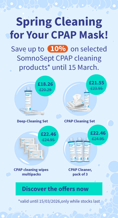 Discount on selected SomnoSept CPAP cleaning products 05