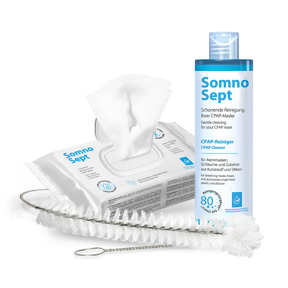 SomnoSept CPAP Cleaning Set – cpap cleaning kit, cpap face mask wipes, best soap to clean cpap mask, clean cpap equipment, cleaner for cpap mask