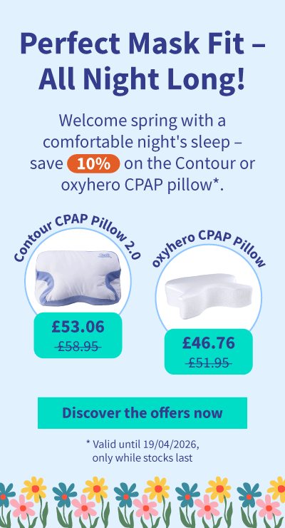 Discount on the Contour or oxyhero CPAP pillow 05