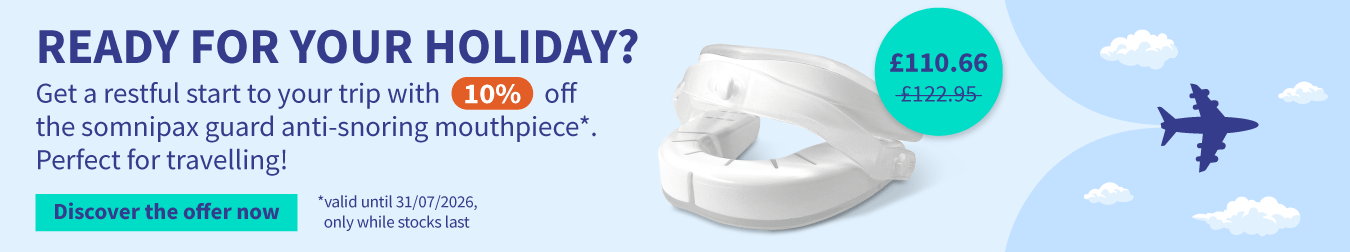 Discount on the somnipax guard anti-snoring mouthpiece 01