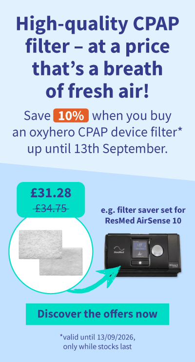 Discount on oxyhero CPAP device filter 01