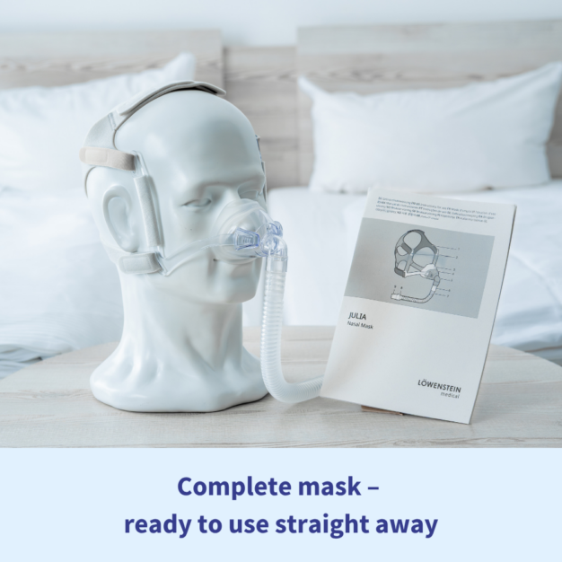 Lowenstein JULIA Mask Contents of Delivery