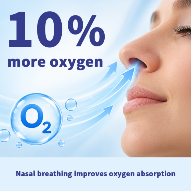 somnipax breathe nasal breathing 10 percent more oxygen