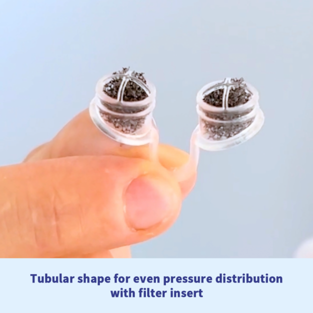 somnipax pure tubular shape with filter insert